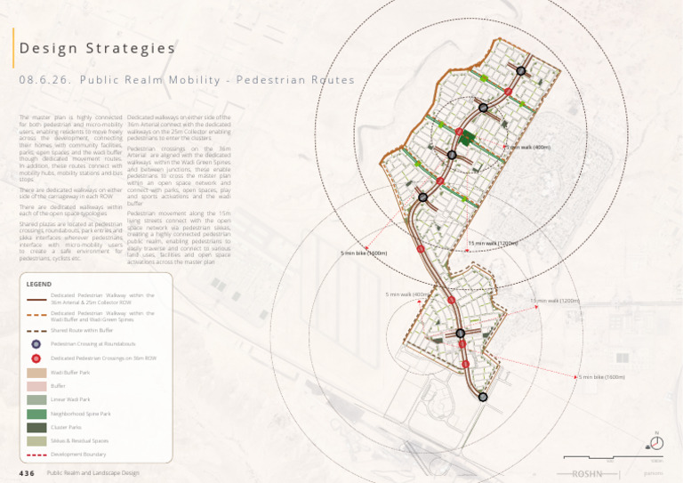 Pedestrian Mobility Design Strategies | PDF | Walking | Streets And Roads