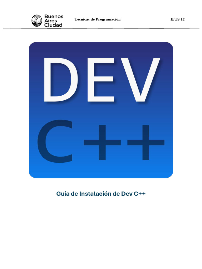 Guía de Instalación de Dev C++ | PDF