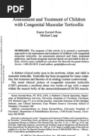 Download Assessment and Treatment of Children Torticollis by jalimee SN92075093 doc pdf