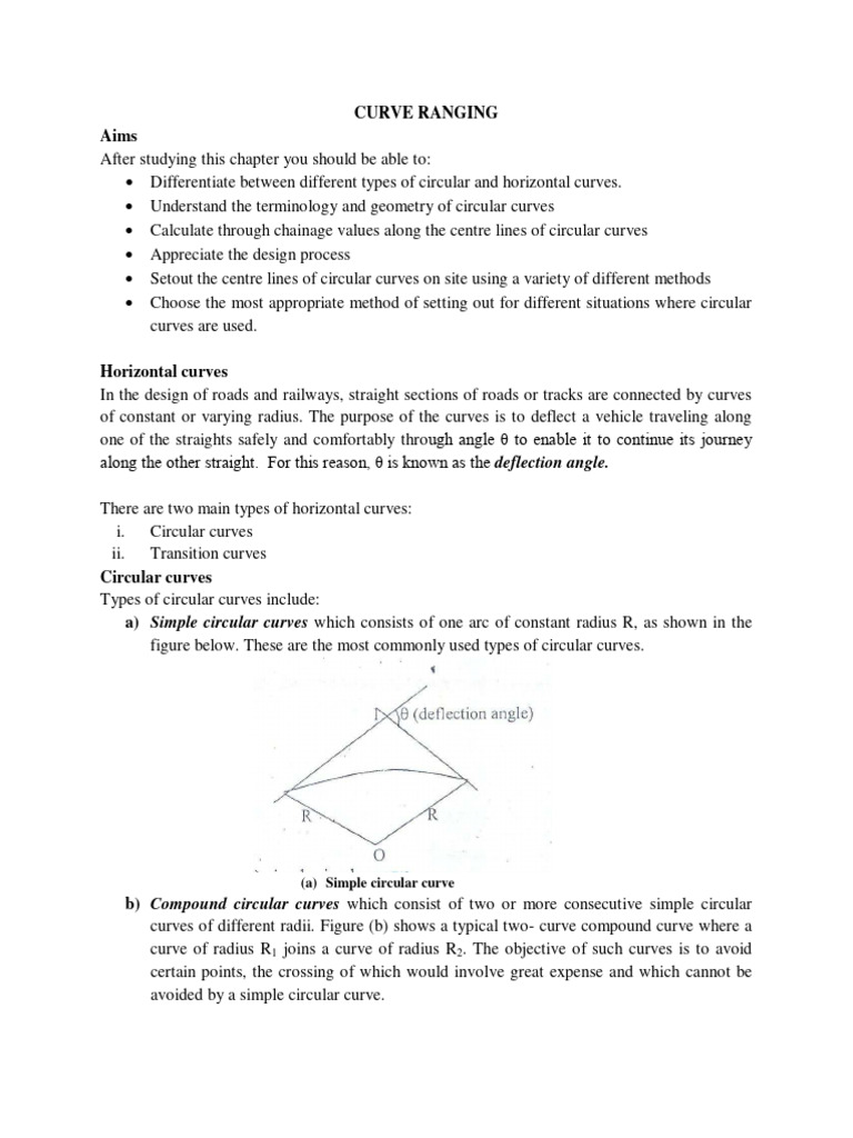 Understanding Circular Curve Design | PDF | Tangent | Acceleration