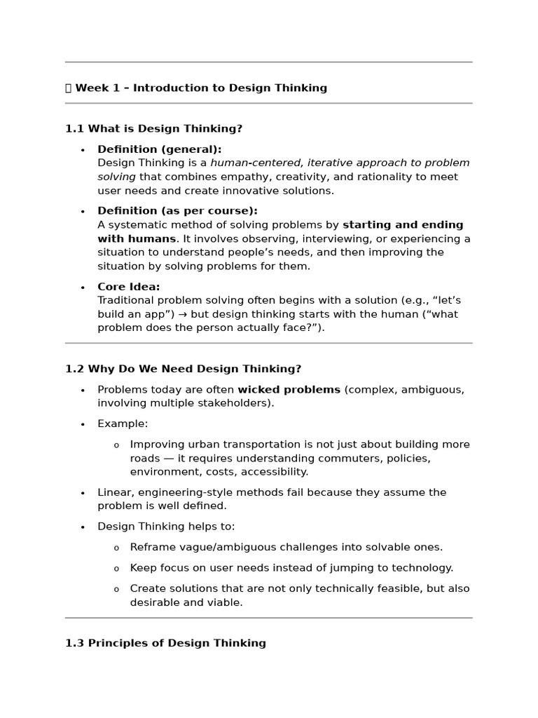 Introduction to Design Thinking Basics | PDF | Design Thinking | Empathy