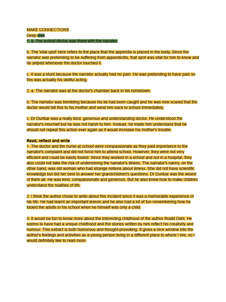 Read, Reflect and Write | PDF
