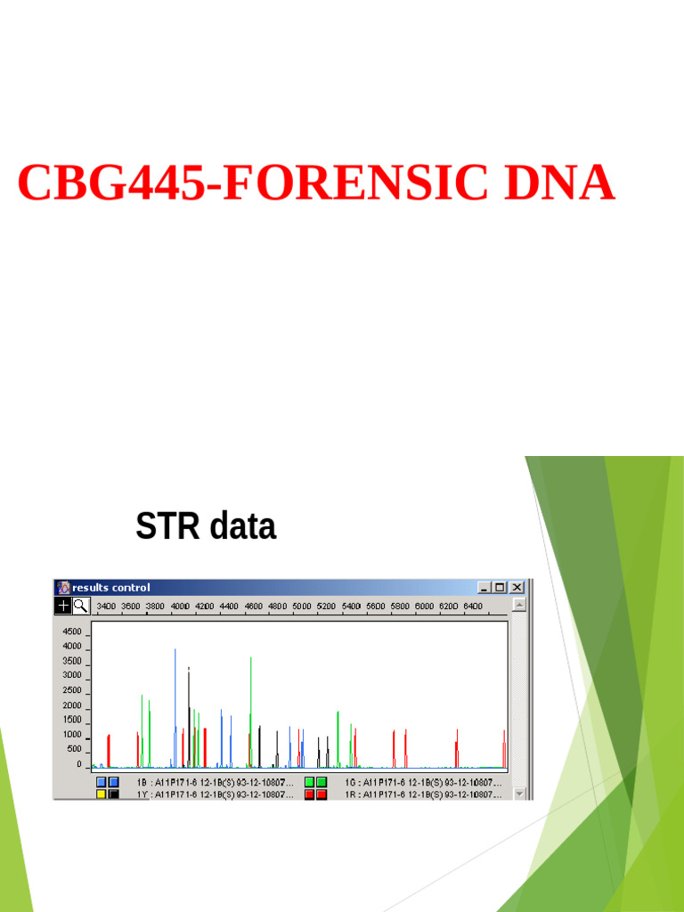 Forensic DNA Analysis and Statistics | PDF | Dna Profiling ...