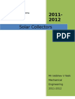 Solar Collectors Final Word