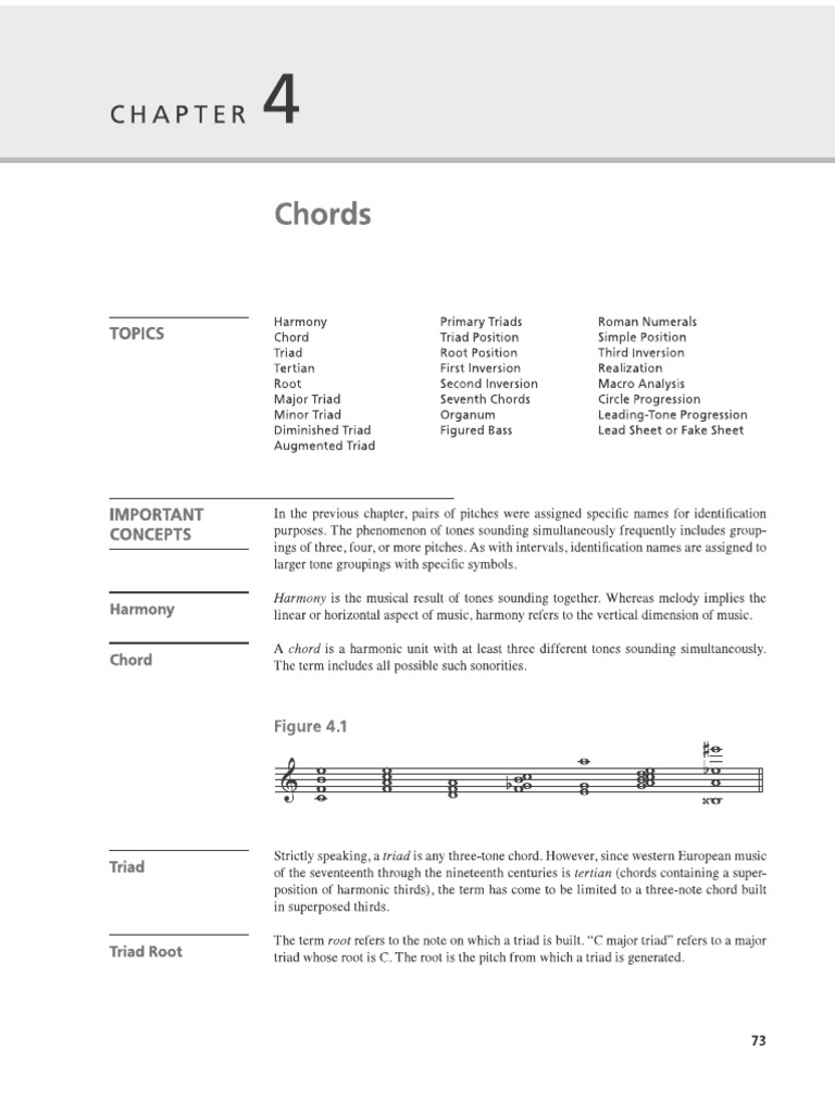 Music 1 Chapter 4 | PDF