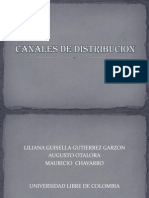 CANALES DE DISTRIBUCION