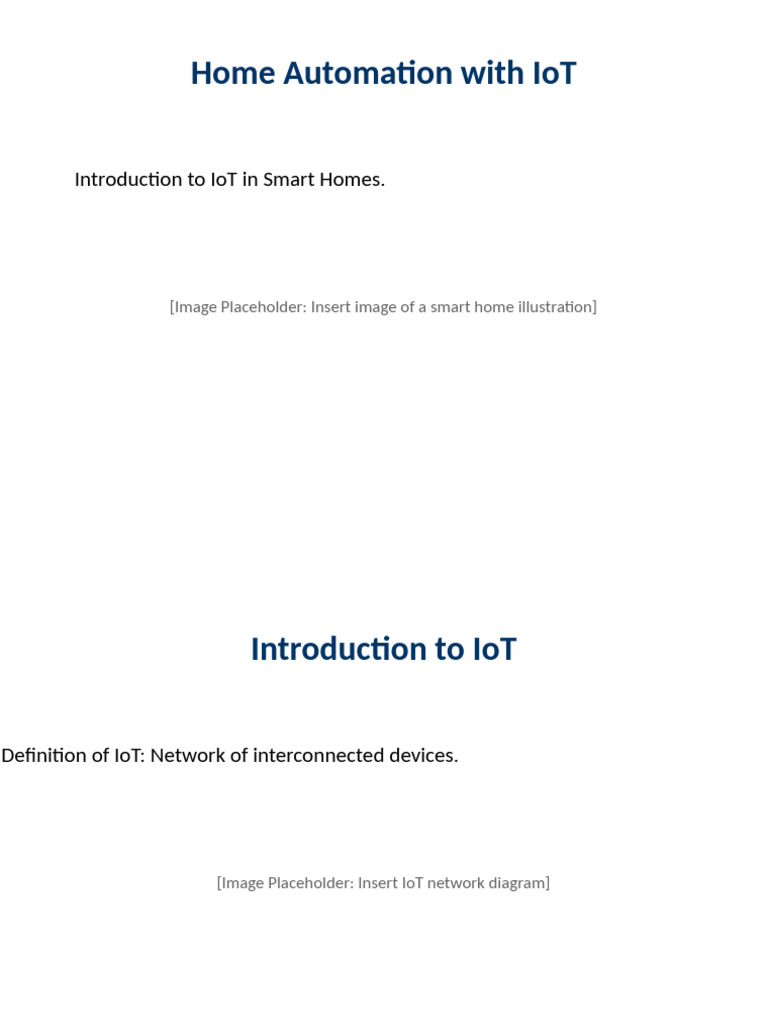 IoT Home Automation Essentials | PDF | Internet Of Things | Home Automation