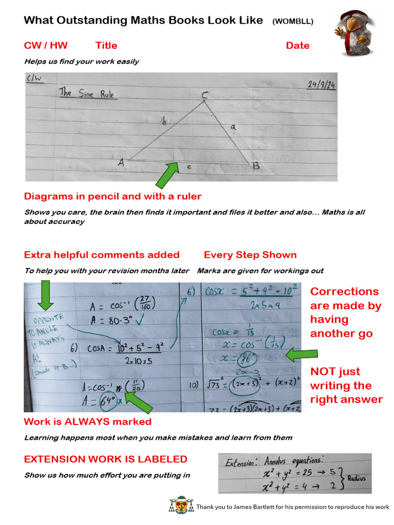 Essential Features of Quality Maths Work | PDF