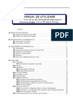 Manual Utilizare Echipamente LP (10;20;30;40)-33, S5, Single - Complet Fara SCOP
