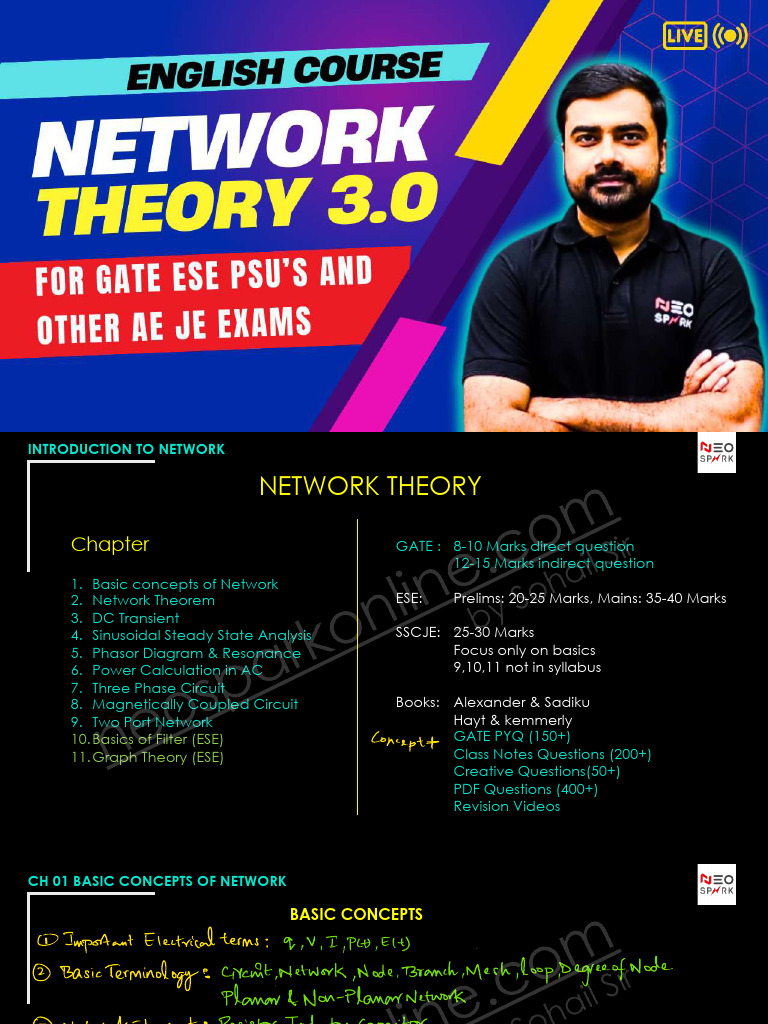 Network Theory Basics and Concepts | PDF