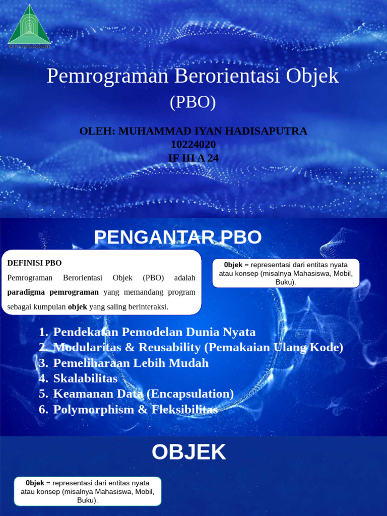 Panduan Pemrograman Berorientasi Objek | PDF