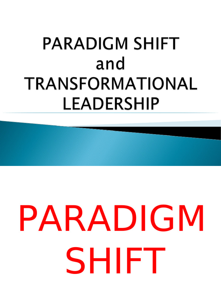 Paradigm Shift - Apd | PDF