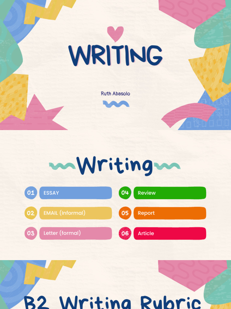 B2 Writing Guide: Essays, Emails, Letters | PDF | Linguistics | Waste