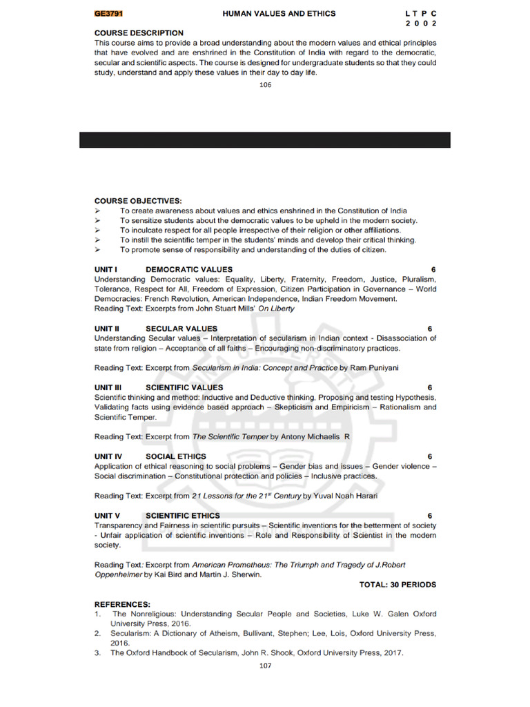 Sem 7 - Syllabus | PDF