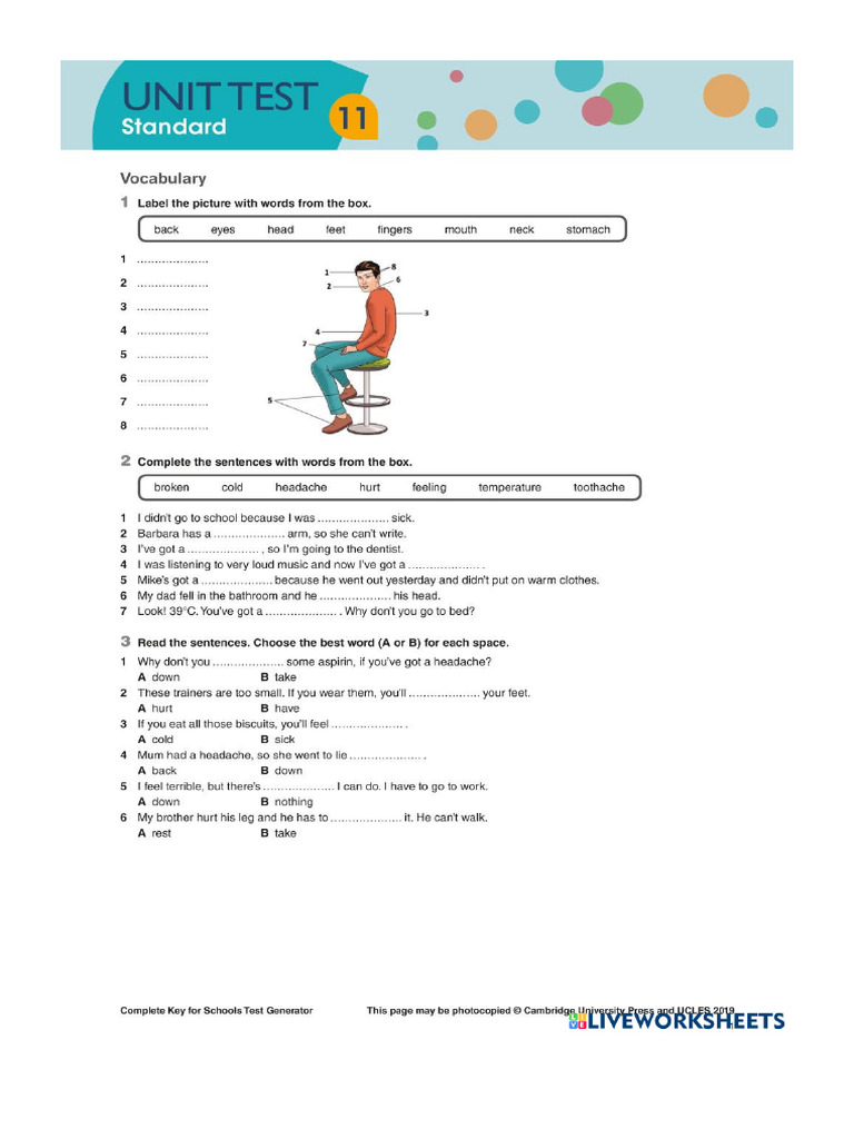 Complete Ket Unit 11 Standard | PDF