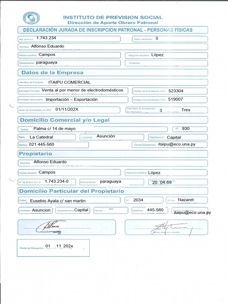Formularios IPS para Cotizantes | PDF