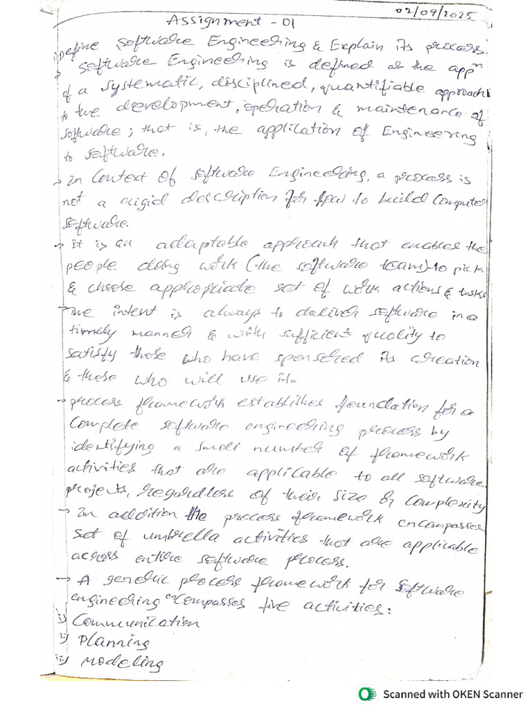 SE Assignment 1 | PDF
