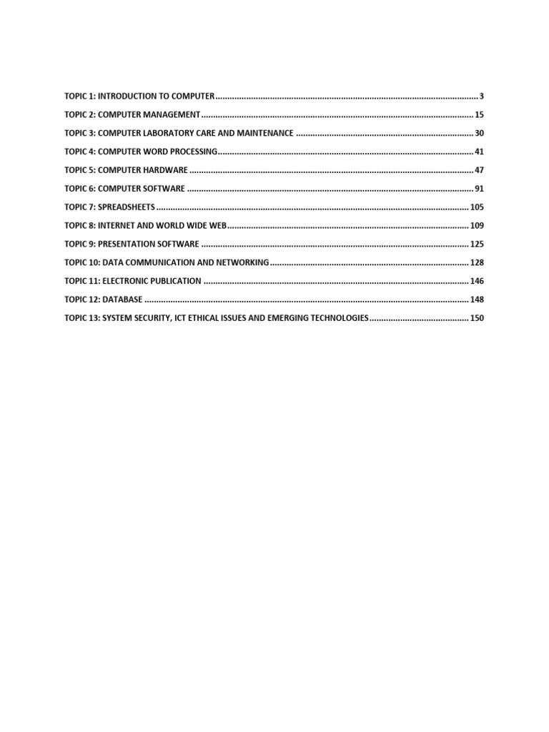 Comprehensive Guide to Computer Basics | PDF | Booting | Cost Of Living