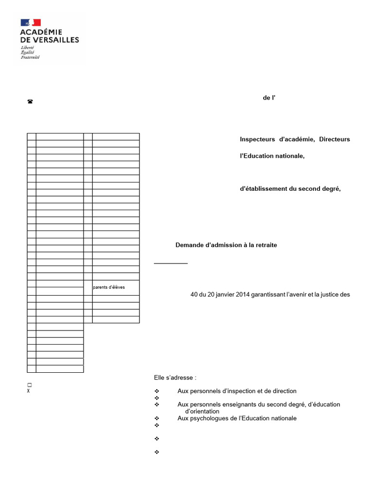 Demande de retraite : modalités et conditions | PDF | Retraite | Emploi