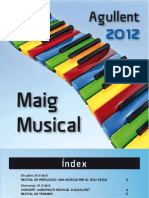 Programa Maig Musical Agullent 2012