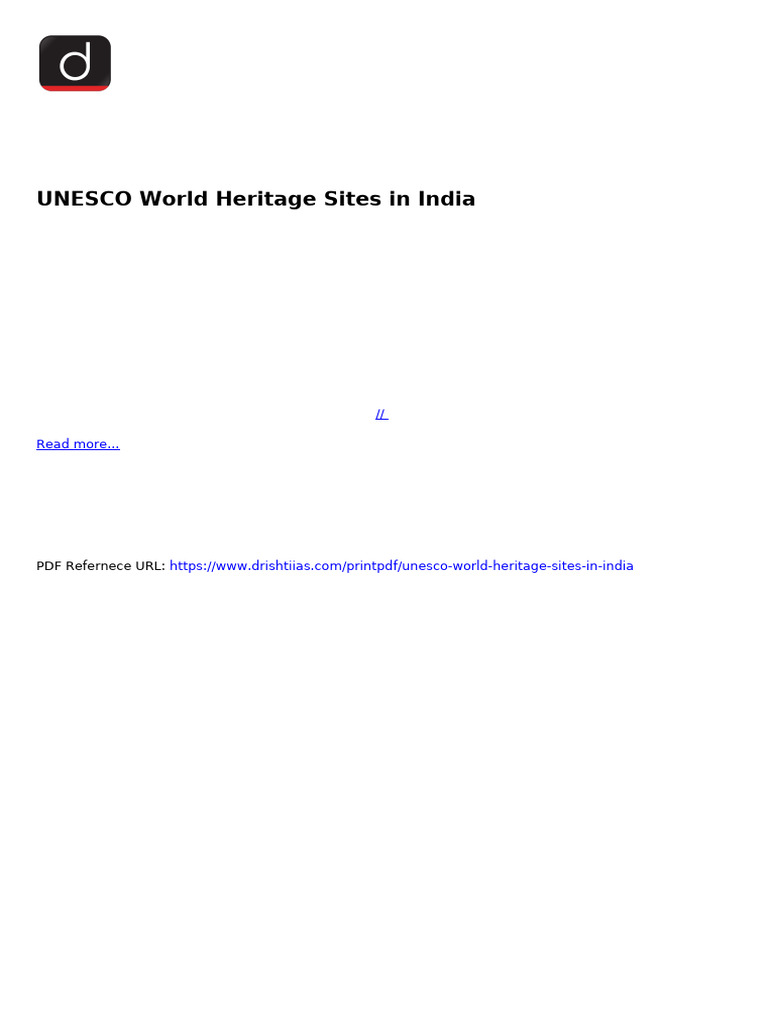 UNESCO World Heritage | PDF