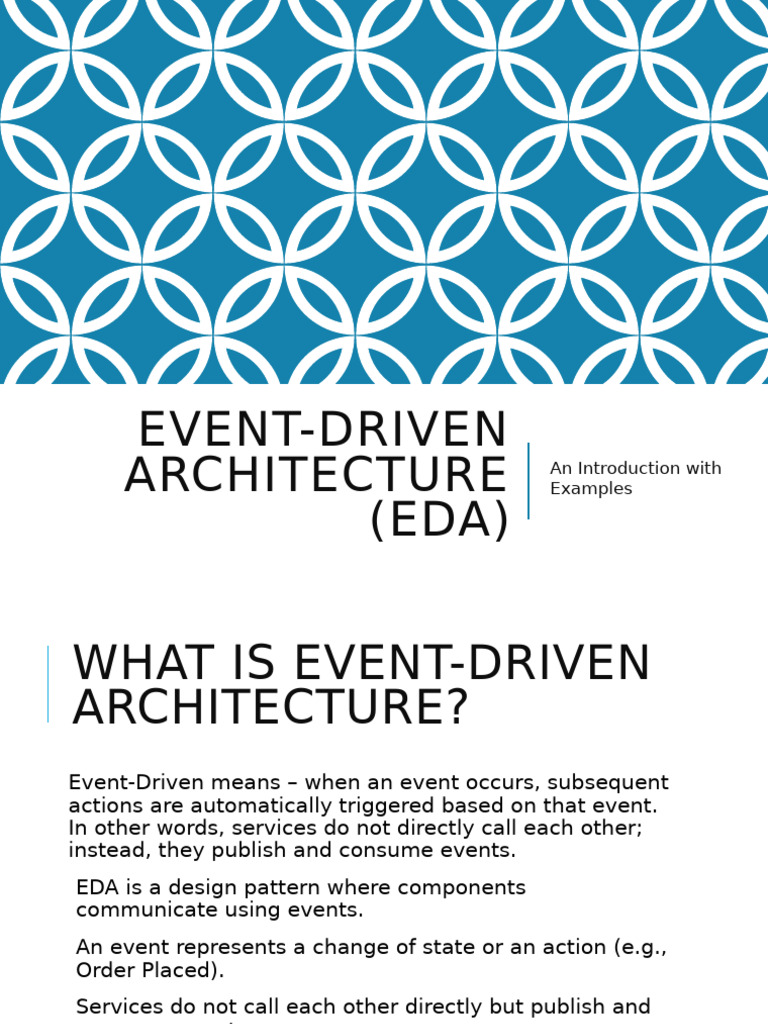 Event-Driven Architecture Explained | PDF | Class (Computer Programming ...