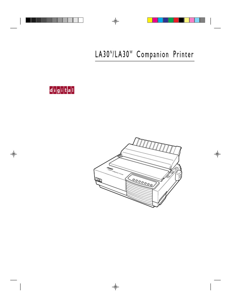 LA30N/LA30W Printer User Guide | PDF | Printer (Computing) | Computing
