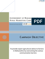 Rural Marketing Campaign by The Agri Department of Maharashtra Government