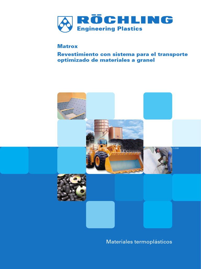 Ventajas del revestimiento Matrox para materiales a granel | PDF ...
