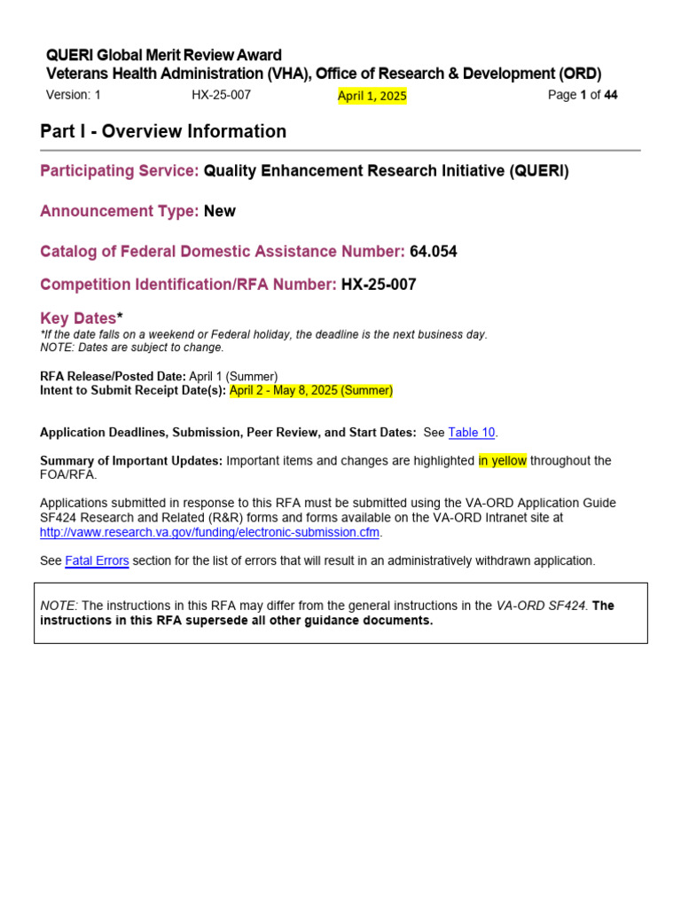 Global Merit | PDF | Veterans Health Administration | Evidence Based ...