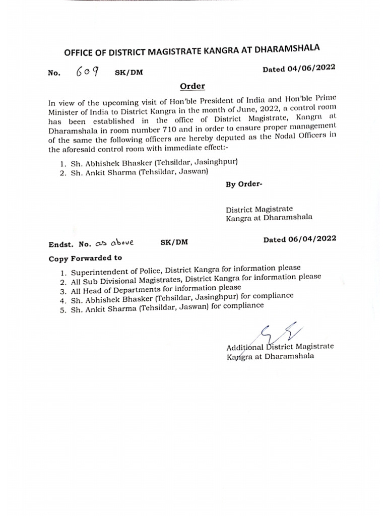 Order | PDF