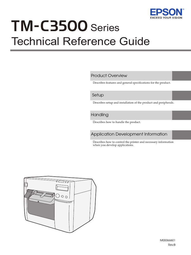 Epson Printer Technical Reference Guide | PDF | Printer (Computing ...