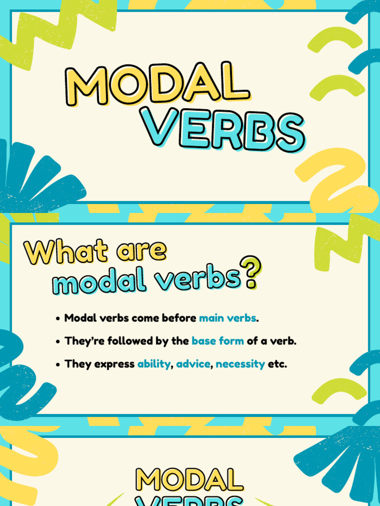 Understanding Modal Verbs | PDF