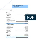 Usa Courtney Downs Leaseco, LLC Balance Sheet Books Accrual Nov 2006