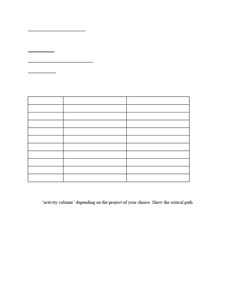 Project Management Assignment Overview | PDF | Project Management