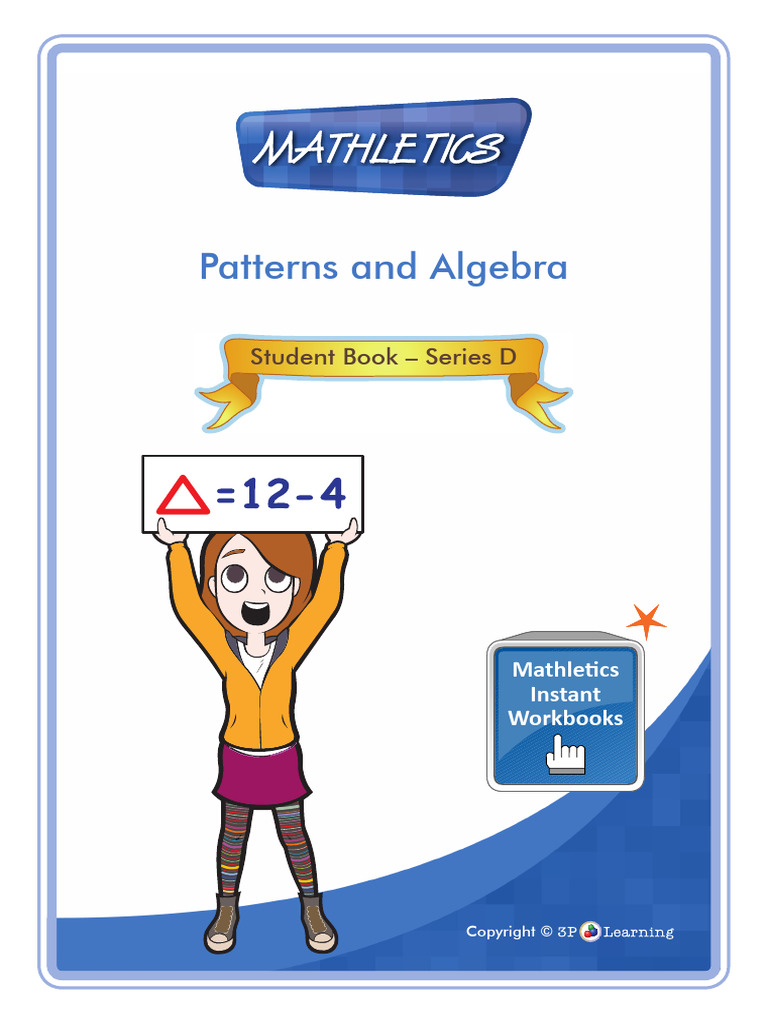 Patterns and Algebra Workbook Guide | PDF | Equations | Algebra