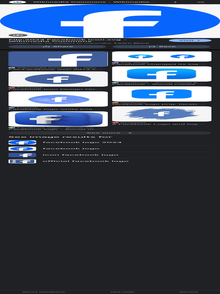 Facebook Logo Variations and Icons | PDF