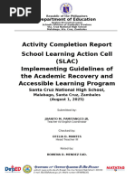 Action Plan for ARAL Program 2025 | PDF | Behavior Modification | Learning