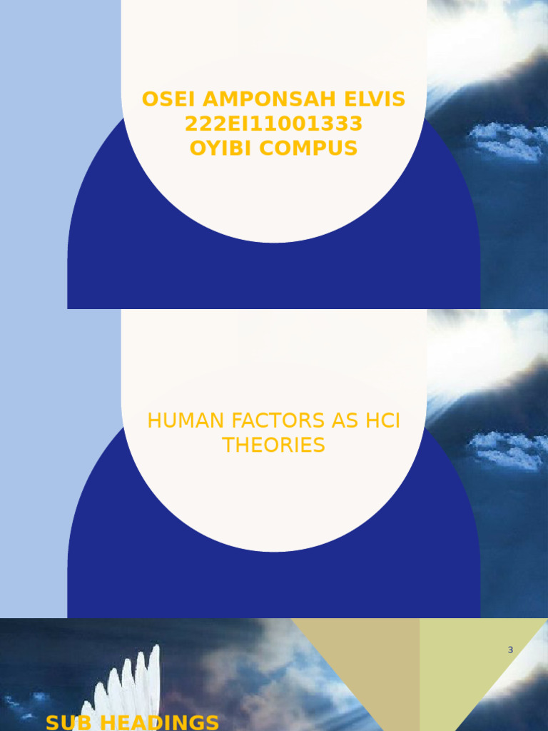 Human Factors in HCI Design Explained | PDF | Human–Computer ...
