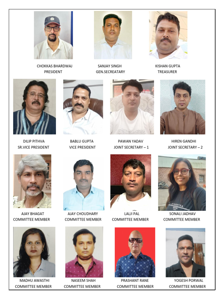 Committee Member List and Roles | PDF