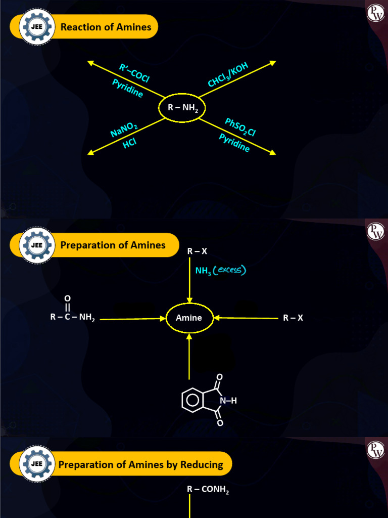 Amines: Preparation and Reactions Guide | PDF