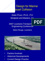 Bridge Design For Marine Vessel Collision