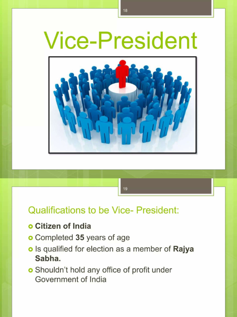 Vice President Class | PDF | Government | Public Law