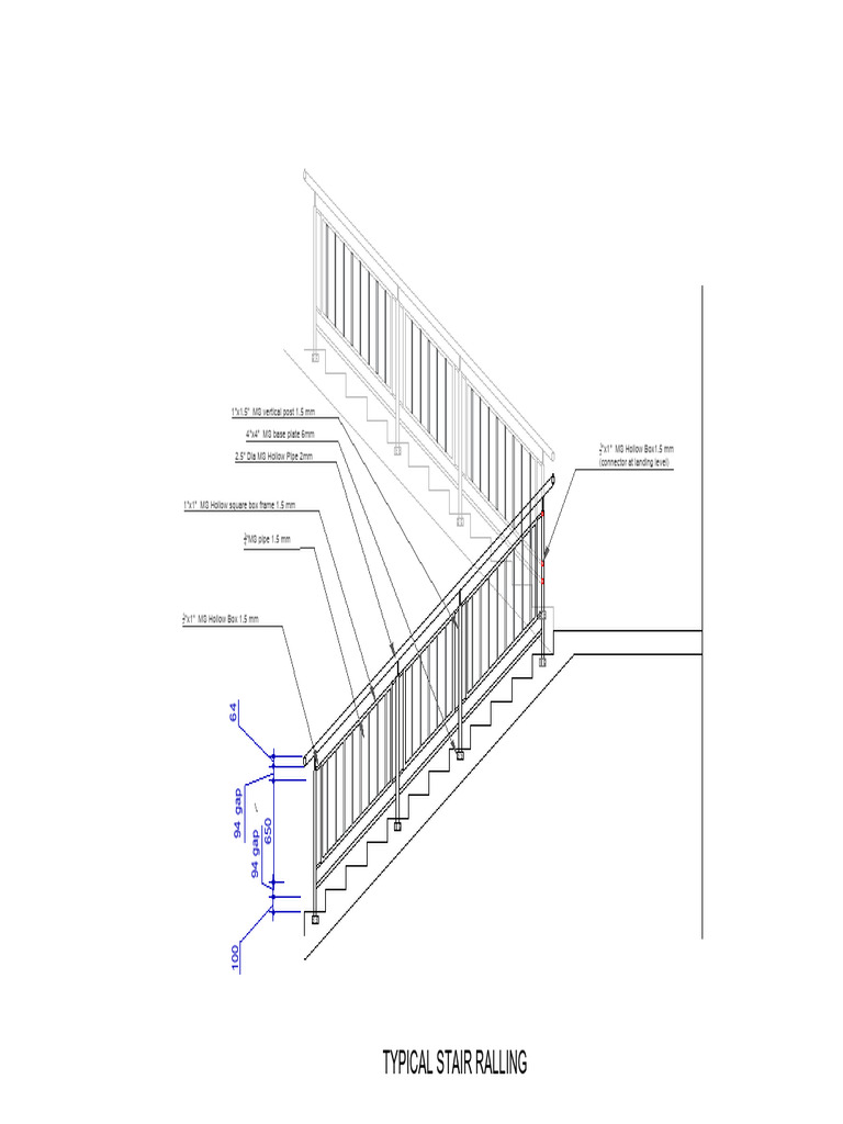 MS Pipe and Railing Specifications | PDF
