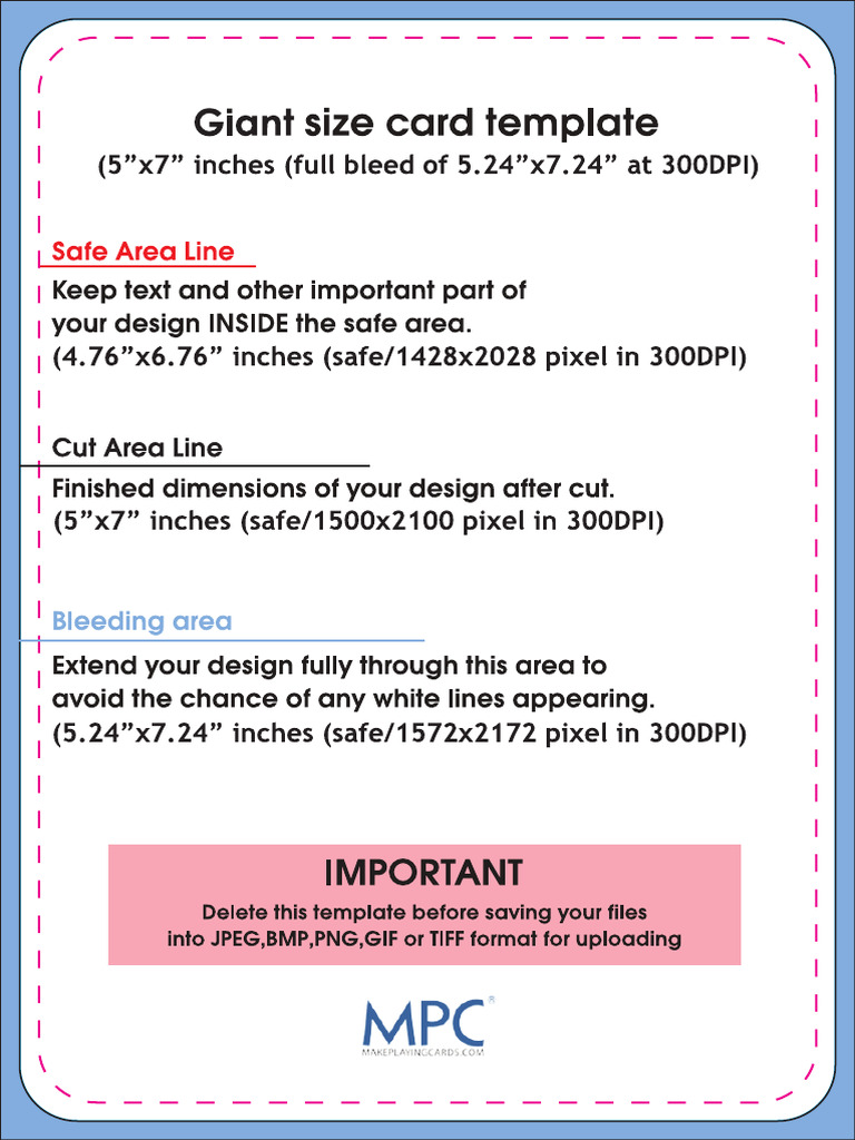 Giant 5x7 Size | PDF