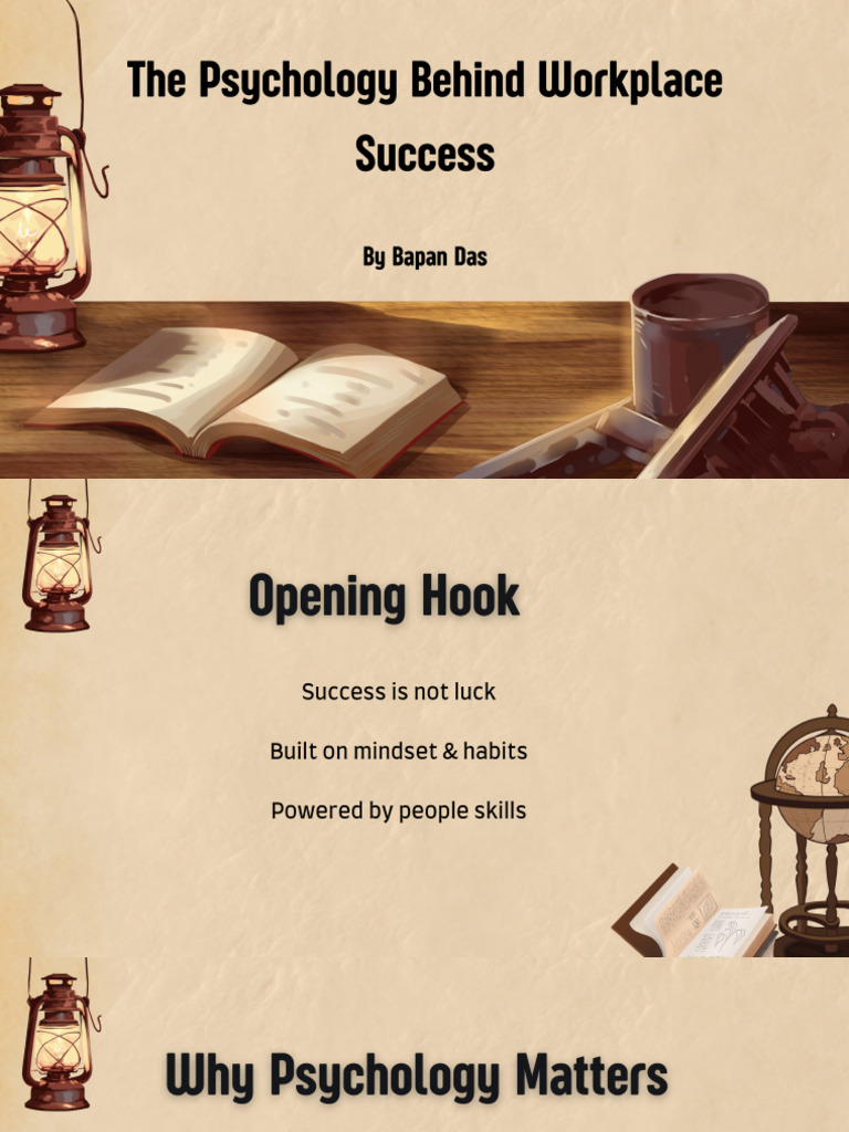 The Psychology Behind Workplace Success - 20250810 - 020653 - 0000 | PDF