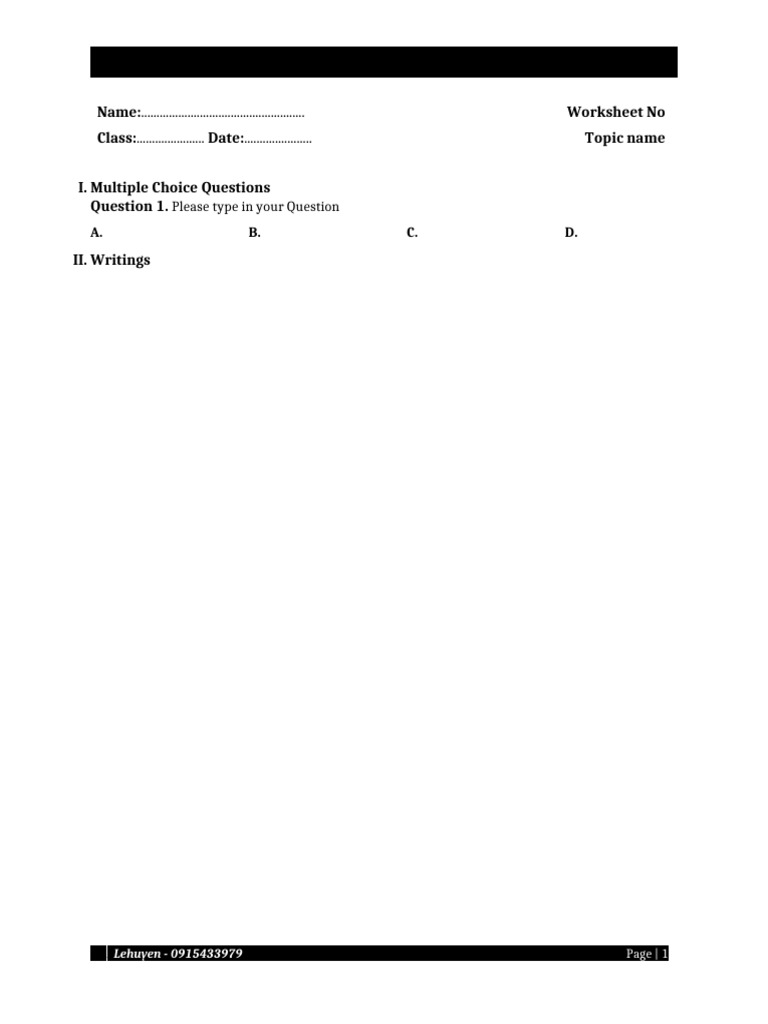 ĐỀ-MẪU Copy 2 | PDF
