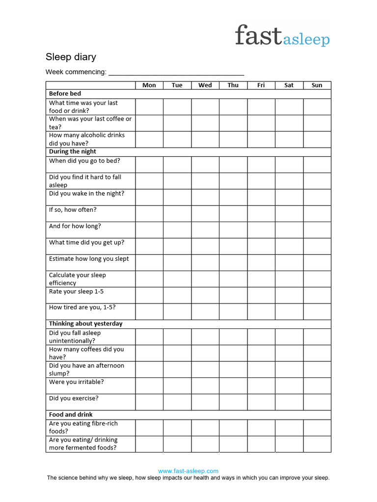 Improve Your Sleep: A Comprehensive Guide | PDF