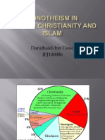 Monotheism in Judaism, Christianity and Islam