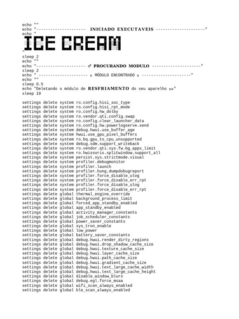 Delete Android Module Commands | PDF